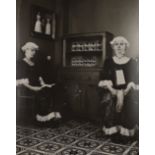 Janieta Eyre (b.1971), black and white silver print, 'Confession 1995', Gallery label verso, 32 x