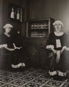 Janieta Eyre (b.1971), black and white silver print, 'Confession 1995', Gallery label verso, 32 x