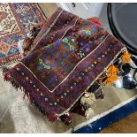 A group of assorted Caucasian saddlebags and other small rugs
