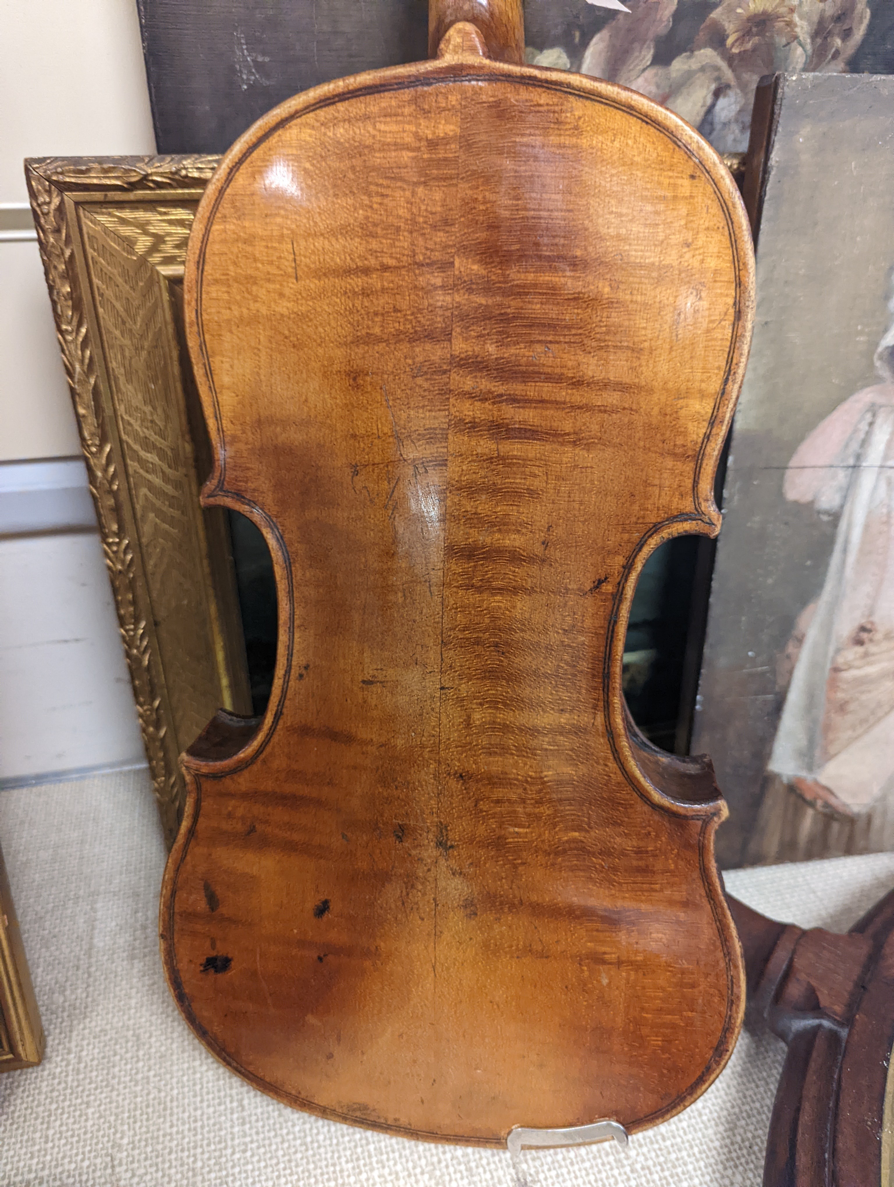 A 19th century Violin, lob. 35.5cm in case - Image 13 of 16