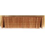 ° ° Thackeray's Works, 26 vols, quarter calf