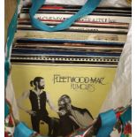 A collection of 1960's and 70's LPs, to include Fleetwood Mac, The Human League, The Beatles, Bob