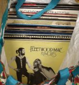 A collection of 1960's and 70's LPs, to include Fleetwood Mac, The Human League, The Beatles, Bob