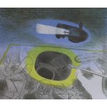 After Eric Ravilious, colour print, 'Submarine Dreams', 27.5 x 31cm