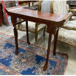 A Chinese hardwood altar table, width 93cm height 84cm