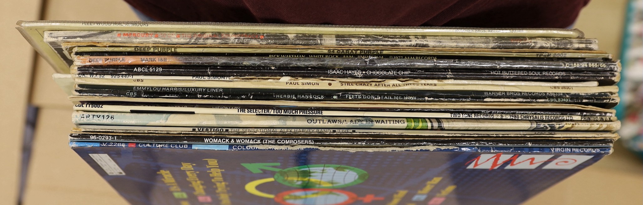 A collection of 1960's and 70's LPs, to include Fleetwood Mac, The Human League, The Beatles, Bob - Image 2 of 3