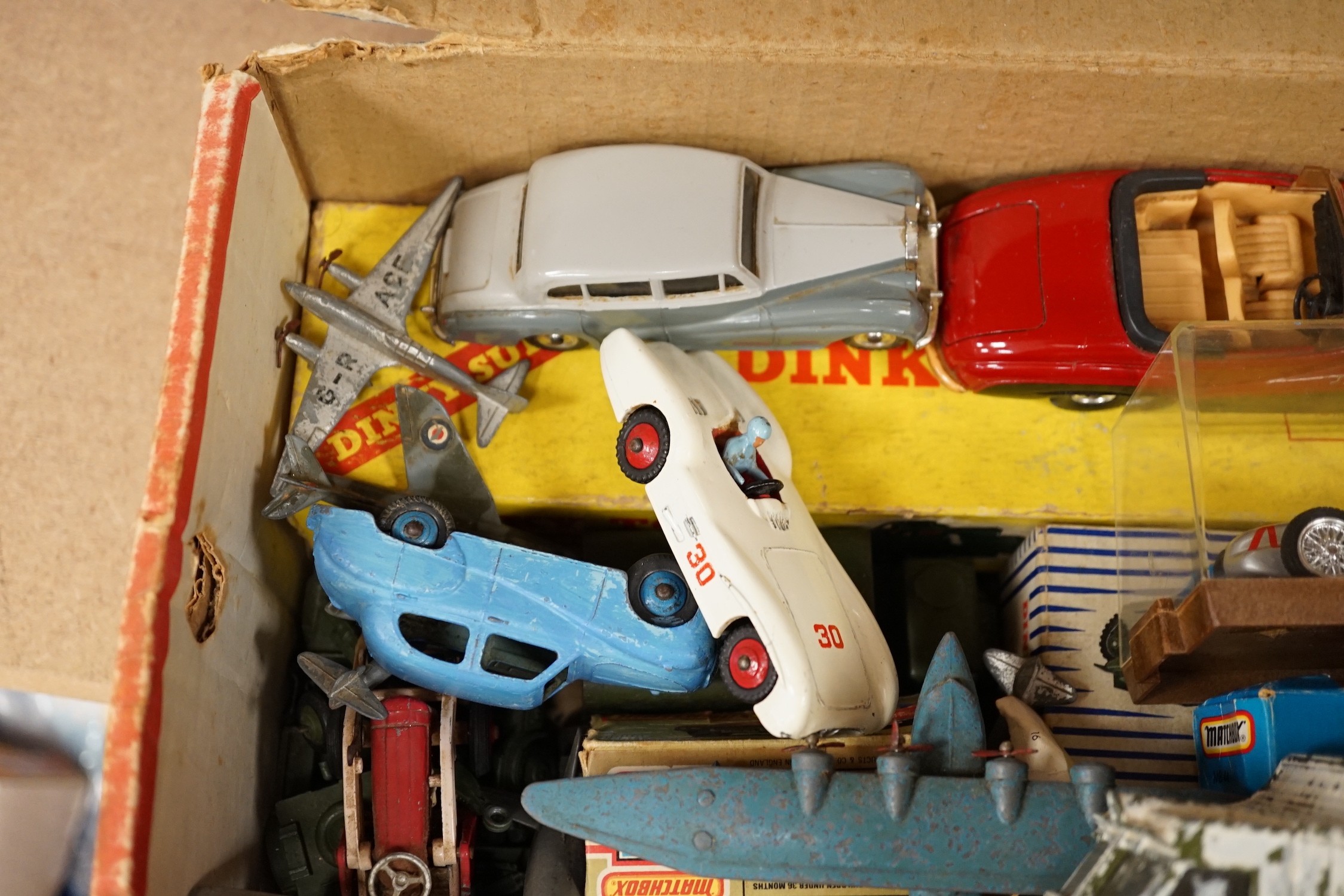 Mixed Dinky, Corgi and other boxed and unboxed, toy cars and mixed toy soldiers - Image 4 of 4