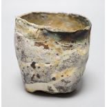 § § Ewen Henderson (1934-2000), a hand-built mixed laminated clay unomi, 8.5cm tall Provenance - Bob
