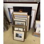 A large quantity of assorted mixed paintings and prints