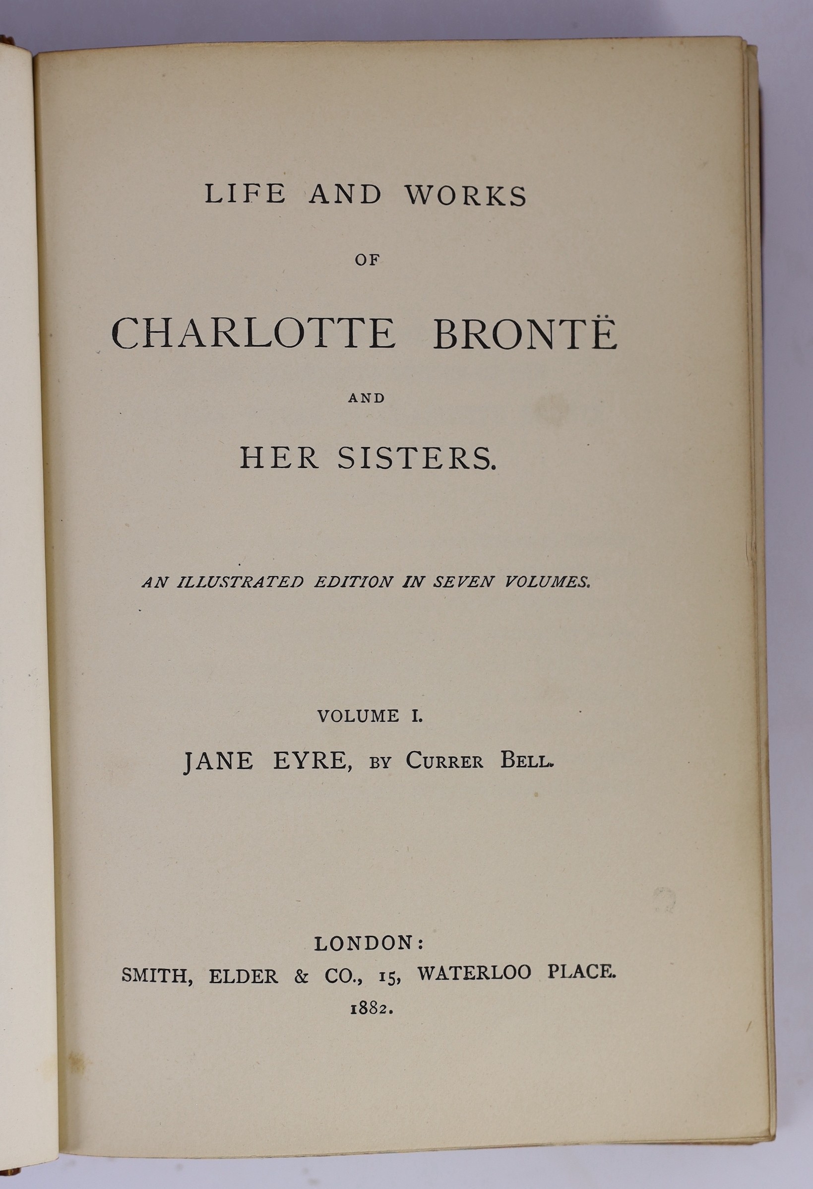 ° ° Bronte, Charlotte, Emily & Anne - Life and Works of Charlotte Bronte and Her Sisters, - Image 2 of 2