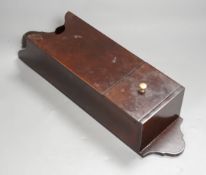 A George III style candle box. 37.5cm high