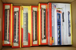 A collection of Hornby railway models
