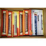 A collection of Hornby railway models