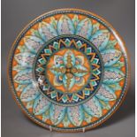 A Liana Binaglia Italian maiolica dish, 31cm diameter