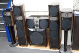 A two pairs and two other Focal Electra Be speakers, tallest 102cms high,