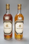 Two bottles of 1957 Barsac Grand Vin Bordeaux,