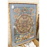 A Nepalese Mandala Thangka, 73 x 54cm