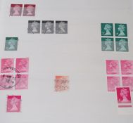 A large collection of GB stamps, mostly QEII period with mint and used presentation packs, F.D.