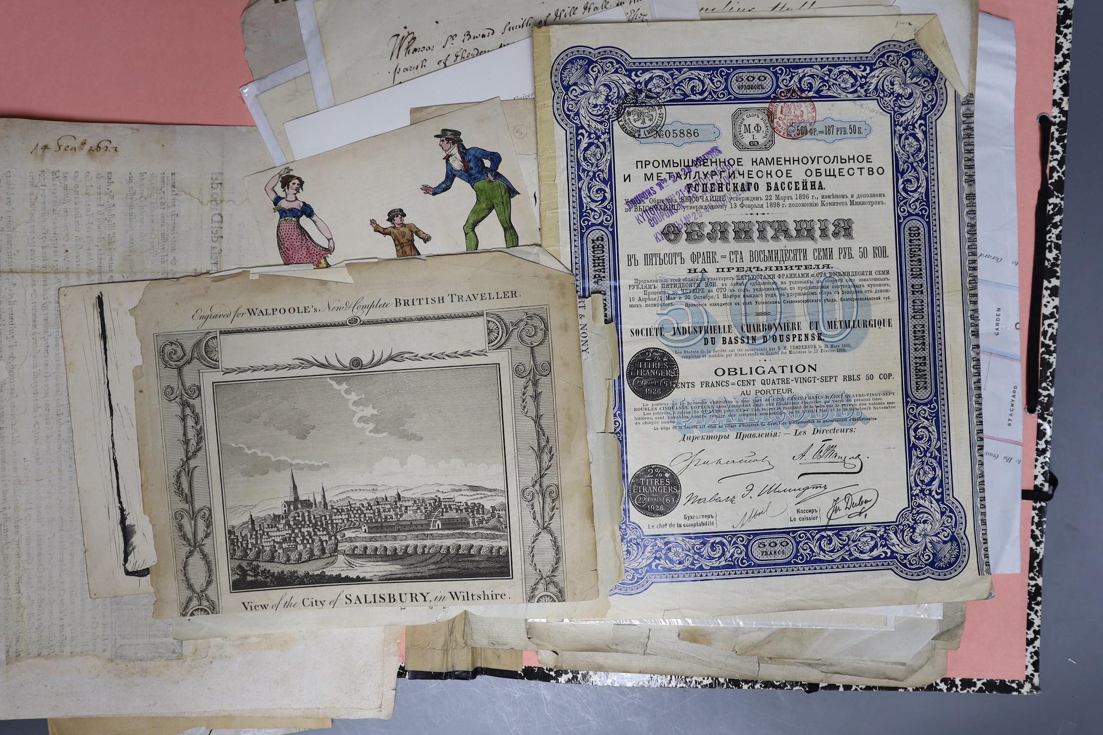 A Victorian scrap album and mixed ephemera - Image 6 of 6