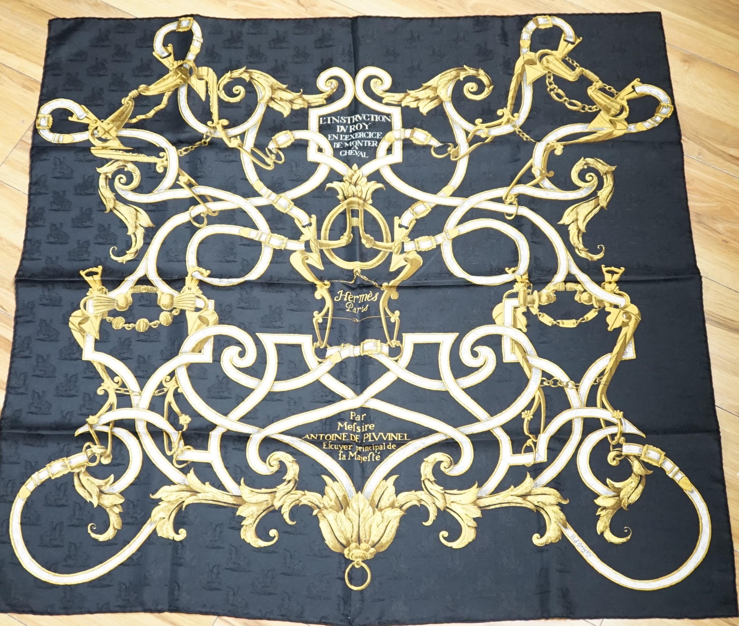 H.d’Origny for Hermes, an Antoine De Pluvinel scarf