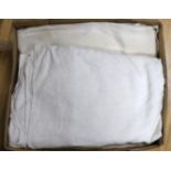 A box of eight French Provincial sheets