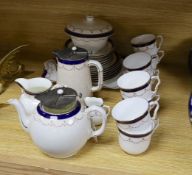 An Aynsley part teaset and other teawares