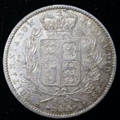 A Victoria crown 1845, EF