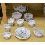 A mid 19th Century Hillditch London-shape part tea and coffee set
