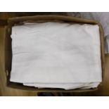 A box of eight French Provincial sheets