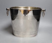 A Christofle plated wine cooler