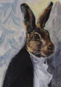 Harry Bunce (b.1967), archival print on Hahnemuhle paper, 'Lepus', initialled in pencil and numbered