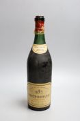 A bottle of Vosne Romanee Les Malconsorts 1959