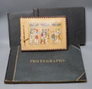 Four various photograph albums, including two albums of Bangkok to Japan in 1935, early 20th century