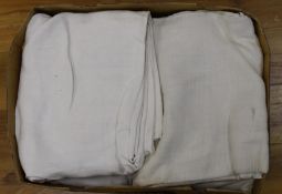 A box of eight French Provincial sheets