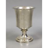 A late George III silver goblet, SP?, London, 1816, height 13.2cm, 6.9oz.