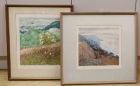 Robert Greenhalf (b.1950), two limited edition prints, 'Clouded Yellow', 127/150 and 'Winter
