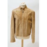 A gentleman's Gucci pony skin bomber jacket, Italina size 54 (UK 44)