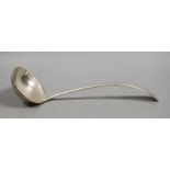 A George V silver Old English pattern soup ladle, William Hutton & Sons, Sheffield, 1927, engraved