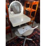 An Arkana dressing table, width 70cm, depth 46cm, height 118cm together with a chair