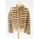 A ladies Prada chinchilla fur jacket, circa 2002, Italian size 44