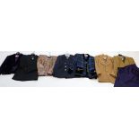 Yves Saint Laurent. 7 jackets , 1 skirt, all size 44 A 1990s Yves Saint Laurent Rive Gauche