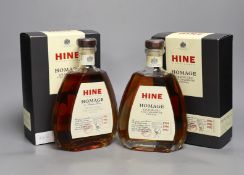 Two boxed Hine Homage Grand Cru Fine Champagne Cognac, each 70cl.