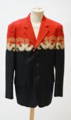 A gentleman's Moschino 'Cheap and Chic' single breasted wool blazer, UK size 42