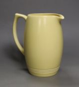 A Keith Murray Wedgwood monochrome jug, 21cm