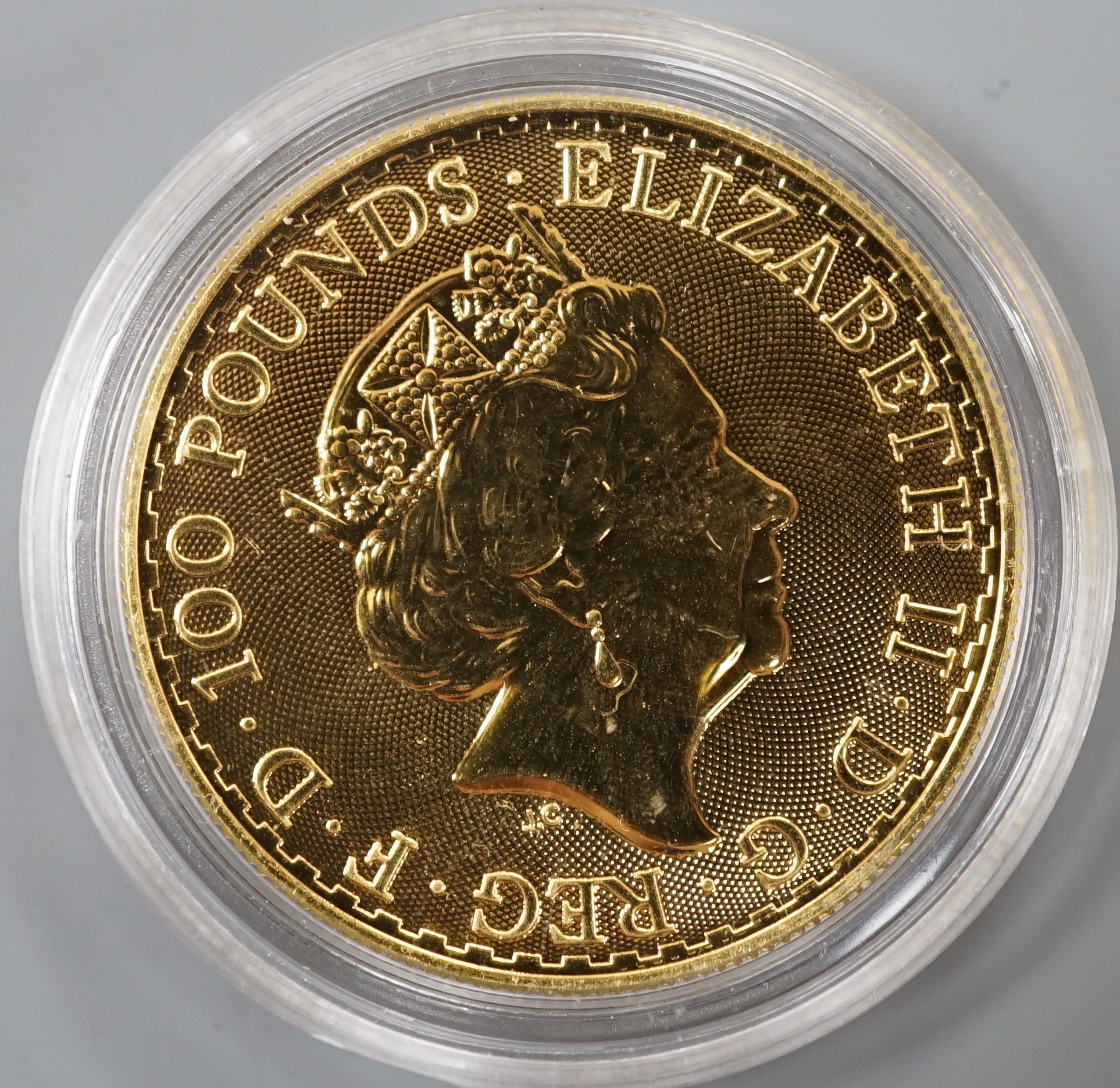 A QEII 2021 1oz gold Britannia £100 coin. - Image 2 of 2