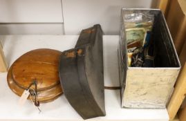 A quantity of German military ribbons, child’s silver thread waistcoat, cased banjo, etc.