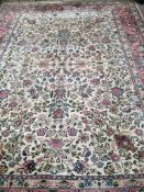 A Turkish carpet, 390 x 300cm