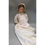 A large Heubach Koppelsdorf 300.8 bisque head doll