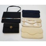 A group of five assorted Asprey evening bags