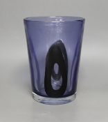 A Scandinavian Art glass vase, 21cm